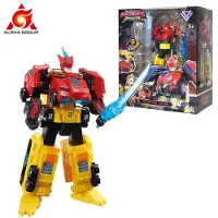 Fashnics Quantum Heroes Dinoster 2-I-1 Stego Blast Vinge Förvandlas från Bil till Robot Actionfigur Anime Deformation Barnleksaker Gåva