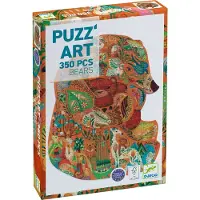 Djeco Pussel - 350 Delar - Pussel´Art - Björnar - - One Size - Pussel