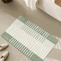 JGJG Kiselgur Schackrutig Matta Vardagsrum Soffa Filt Badrum Halkfri Snabbtorkande Golvmatta Geometrisk Sovrumsmatta 30X40CM (1X1.3FT