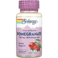 Solaray Vitalt extrakt, Granatäpple, Vegetabiliska kapslar 60