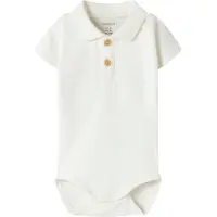 Name it Body k/ä - Hålmönster - Polo - NbmHofman - Cloud Dansare - - 68 - Body K/Ä