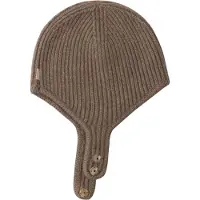 GOBI Cashmere Mössa 'Knitted Aviator Cap' taupe