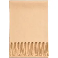 GOBI Cashmere Halsduk 'Unisex Cashmere Fringed Scarf' ljusbeige