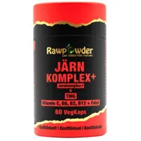Rawpowder Järn Komplex+ 60 kapslar