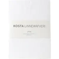 Kosta Linnewäfveri Satin Dra-på-lakan 120x200 Vit