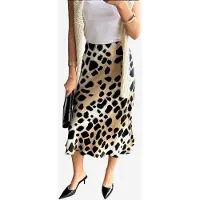 MixRay Leopardmidikjol