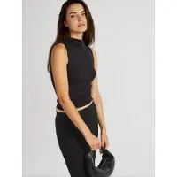 Busem Slim Fit Rundhals Stickad Blus