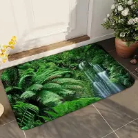 JGJG 1 st Skogsträd Djungeldjur Landskap Absorberande Mattor Halkfria Mattor Heminredningstillbehör Mattor Hem Kök Golvmattor 40x60cm