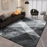 HGHT Modern Geometrisk Matta Vardagsrum Lyx 160x230 Stora Area Mattor för Sovrumsdekoration Mjuk Halkfri Golvmatta för Barnrum 60*90cm