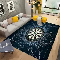 HGHT Dartmålmatta för Vardagsrum Sovrum Hall Lång Remsa Alfombra Halkfri Mjuk Områdesmatta Soffa Dörrmatta Heminredning Tapete HD 40x60cm (16x24in)