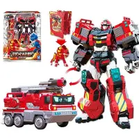 Fashnics Ny Metall Cardbot Transformerande Bil till Robot Actionfigurer BLŠPOLIS S med Kort Transformation Robot Modell Leksaker för Barn Gåva With Color Box
