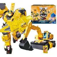 Fashnics Ny Metal Cardbot Transformerande Bil till Robot Actionfigurer BLŠPOLIS med Kort Transformation Robotleksaker för Barn Gåva No Color Box