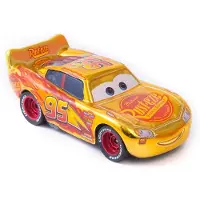 Mini Bilar Disney Pixar Bilar Blixten McQueen Bärgarn Jackson Storm Kungen Bärgarn 1:55 Metalllegering Bil Leksaksmodell Leksaker Barnpresenter