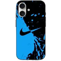CAPACHEAP Fodral iPhone 16 Plus nike-logotyp Färg svart och blå