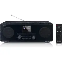 Lenco DAB+ FM-radio med CD MP3-spelare Bluetooth Svart