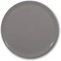 Super Merchant Speciell hållbar porslins pizzatallrik, grå, 330 mm, set om 6