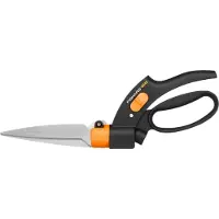 Fiskars Servo-System GS42 - Grässax - fiberglass-reinforced plastic - 32.2 cm - black with orange handle