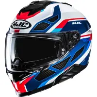 HJC i71 Zest MC21 Integralhjälm Vit/Blå/Röd L Unisex hvid