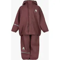 CeLaVi Regnkläder m. Hängslen - PU - Rose Brown - - 100 - Regnkläder