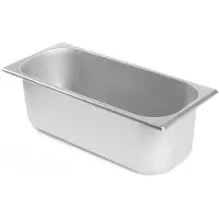 Hendi Professionell isglassform i rostfritt stål 360x165x120mm kapacitet 5L Hendi 807019