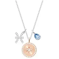 Swarovski Zodiac Pisces Halsband Damhalsband Blått 5349219 Box (Random Color)