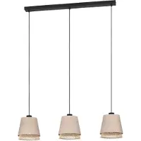 Eglo Hänglampa Tabley, dimbar, Creme / bärnsten, Vardagsrum / matsal, Textil / tyger / siden, Pendellampa