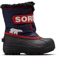 Sorel - Après-ski - Childrens Snow Commander Boot Nocturnal Sail Red för UnisexUll - Barnstorlek 12,5 US - Marinblå