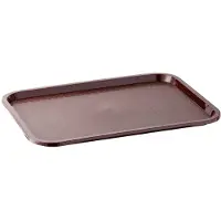 Aps take away-bricka (B)350 x (T)270 mm brun i polypropen, höjd 20 mm – 1 st (532)