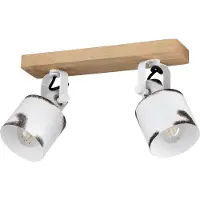 Eglo KILBURN RAIL 2XE27 NATUR/VIT-NATUR
