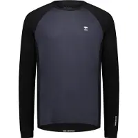 Mons Royale Tarn Merino Long Sleeve Tech Tee 9 iron/black, L