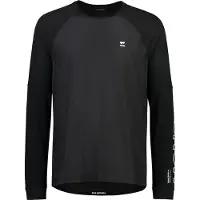 Mons Royale Tarn Merino Bike Wind Long Sleeve Jersey black, M