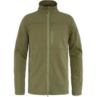 Fjällräven - Vandringskläder - Abisko Lite Fleece Jacket M Green för Unisex - Storlek S - Grön