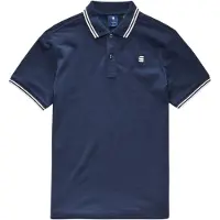 G-Star Dunda Slim Stripe Polo - Dark blue - Men