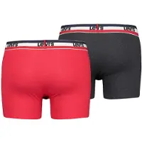 Levi's Brief Boxershorts 2-pack Grå Antracit Röd Storlek