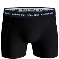 Björn Borg Boxershorts Bomull Stretch 3-pack Svart Storlek