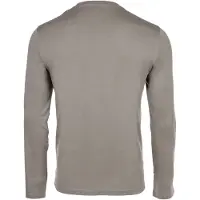 Armani Exchange T-shirt mörkbeige / vit
