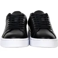 Armani Exchange för kvinnor. XW000295AF11912UC001 Träningsskor i svart läder (39), Hud, Karta, Nyckelband, Casual