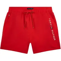 Tommy Hilfiger Underwear Badshorts marinblå / körsbärsröd / vit