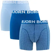 Björn Borg Organic Cotton Stretch Boxers 3-pack Blå, L