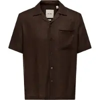 Only & Sons Skjorta 'ONSLaurence' mörkbrun