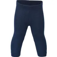 Engel Leggings - Ull/Silke - Marinblå - - 74/80 - Leggings - Ull