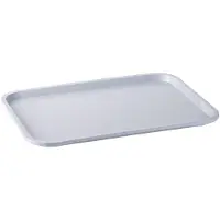 Aps fastfoodbricka (B)350 x (D)270 mm, grå i polypropen, höjd 20 mm - 1 st (533)