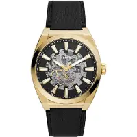 Fossil Everett Automatisk Svart Urtavla Herrklocka Artikelnr.ME3208 svart