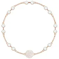 Swarovski Remix Collection Magnetiskt Spänne Imitationskristall Armband Damarmband Vit Roséguld 5451037 M