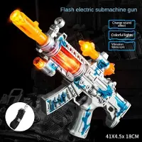 Fashnics Barn Elektrisk Leksakspistol Realistisk Maskinpistol Modell Som Riktiga Vapen med Ljud Ljuseffekter Icke-skjutande Barnpresenter