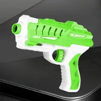 Fashnics Barn Mjukkulle Leksakspistol Manuell Pistol Pil Blaster Färgstark Plast Skjutmodell Katapult med Låda Pojkar Födelsedagspresent grön