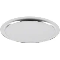 Aps serveringsbricka KAFFEEHAUS, oval, mattpolerat rostfritt stål, rullad kant, - 1 st (30112)