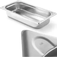 Super Merchant GN 14 behållare, djup 65 mm, stål, Kitchen Line Hendi 806524