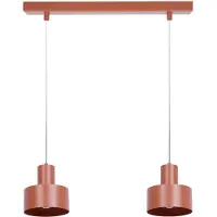 Sigma Hänglampa Rif 2 , dimbar, Röd, Vardagsrum / matsal, Metall, Modern, Pendellampa