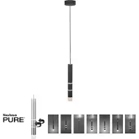 Paul Neuhaus Taklampa , Vega, Svart, Vardagsrum, Metall, Modern